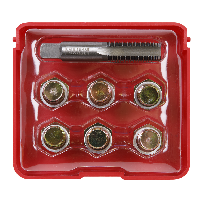 Sealey VS613 Oil Drain Plug Thread Repair Set - M13