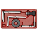 Sealey VS6421 9pc Fuel Tank Sender Spanner Set 24mm Hex Drive