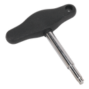 Sealey VS653 T-Handle Oil Drain Plug Key - VAG