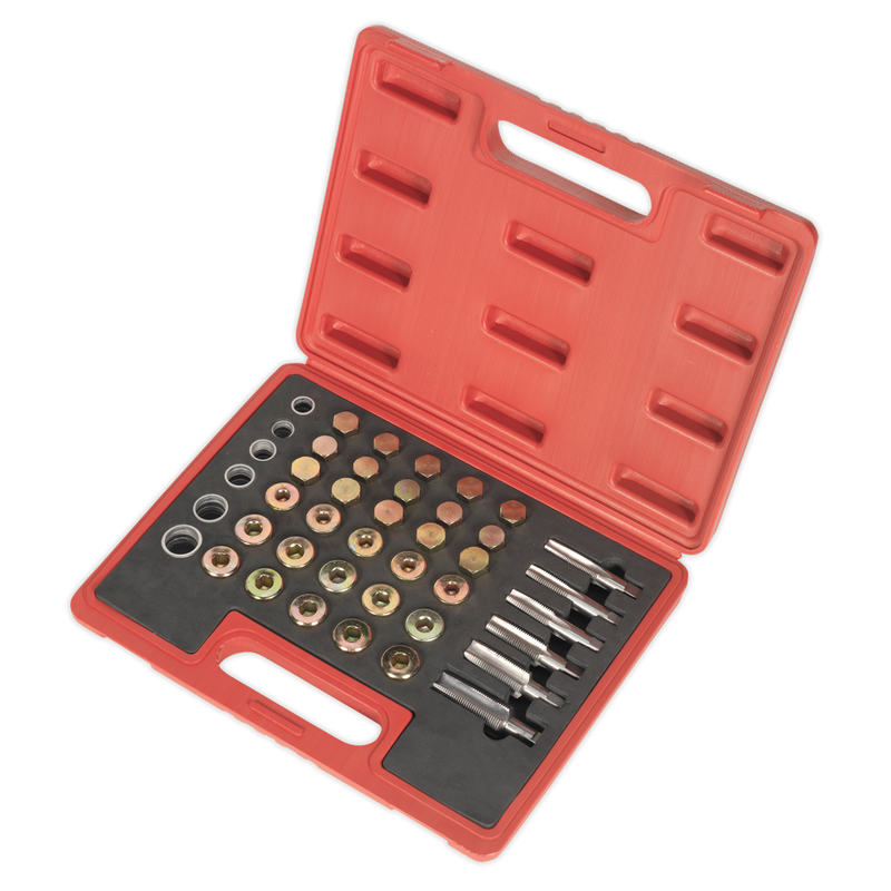 Sealey VS661 Oil Drain Plug Master Thread Repair Set
