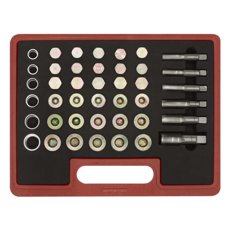 Sealey VS661 Oil Drain Plug Master Thread Repair Set