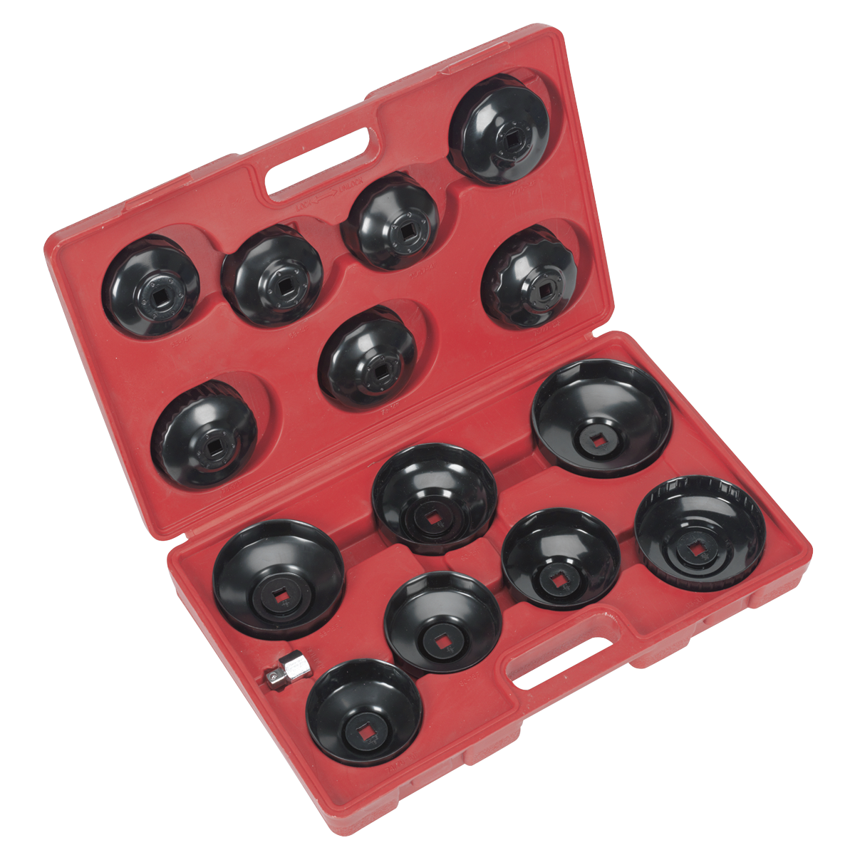 Sealey VS7003 15pc Oil Filter Cap Wrench Set