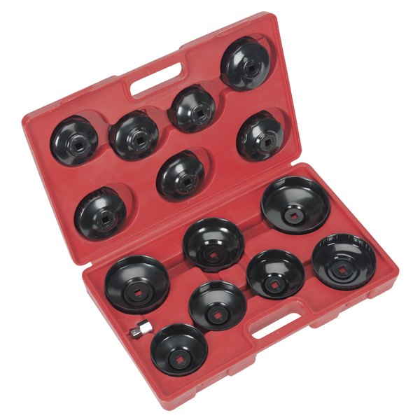 Sealey VS7003 15pc Oil Filter Cap Wrench Set
