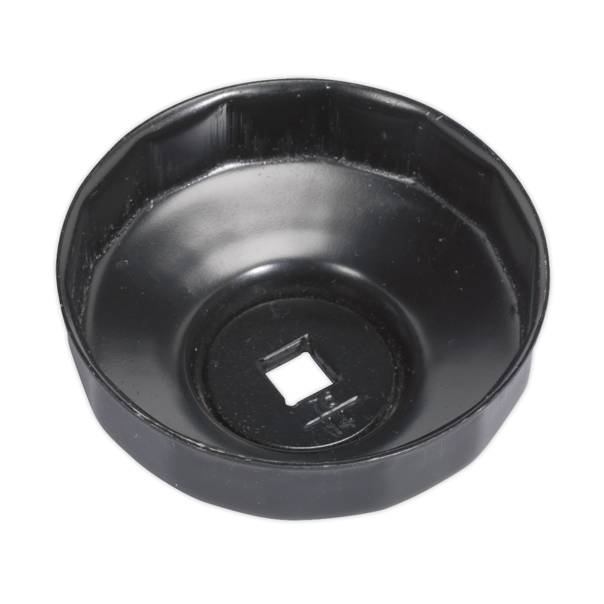 Sealey VS7006.V2-06 76mm Oil Filter Cap Wrench 14 Flutes - BMW, Champion, Mercedes, Porsche, VAG