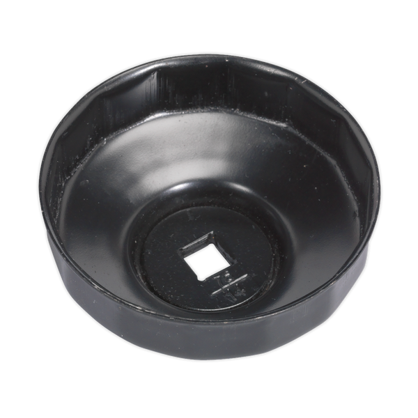 Sealey VS7006.V2-06 76mm Oil Filter Cap Wrench 14 Flutes - BMW, Champion, Mercedes, Porsche, VAG