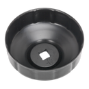 Sealey VS7006.V2-07 76mm Oil Filter Cap Wrench 12 Flutes - Ford, Peugeot, Renault