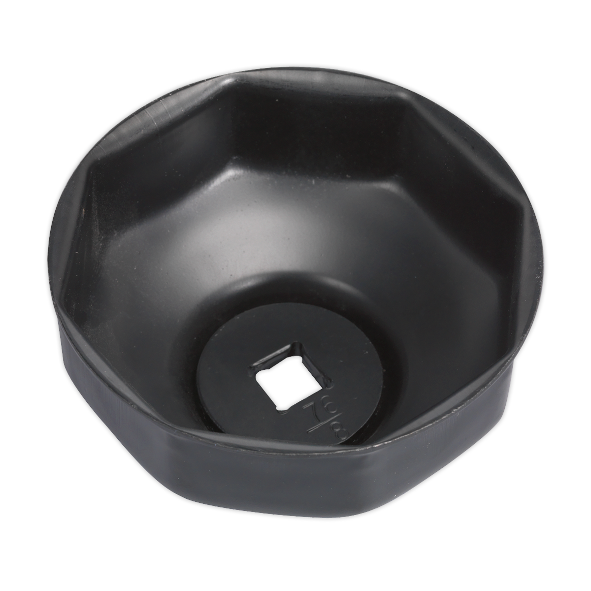 Sealey VS7006.V2-08 76mm Oil Filter Cap Wrench 8 Flutes - Fiat, Lancia, Moto Guzzi (Motorcycles)
