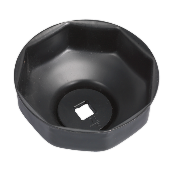 Sealey VS7006.V2-08 76mm Oil Filter Cap Wrench 8 Flutes - Fiat, Lancia, Moto Guzzi (Motorcycles)
