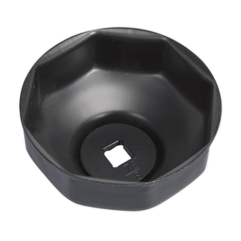 Sealey VS7006.V2-08 76mm Oil Filter Cap Wrench 8 Flutes - Fiat, Lancia, Moto Guzzi (Motorcycles)