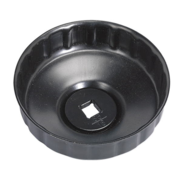 Sealey VS7006.V2-15 86mm Oil Filter Cap Wrench 18 Flutes - Alfa Romeo, Fiat, Mercedes, Renault, Seat, VW