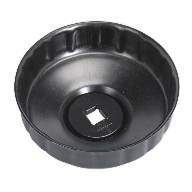 Sealey VS7006.V2-15 86mm Oil Filter Cap Wrench 18 Flutes - Alfa Romeo, Fiat, Mercedes, Renault, Seat, VW