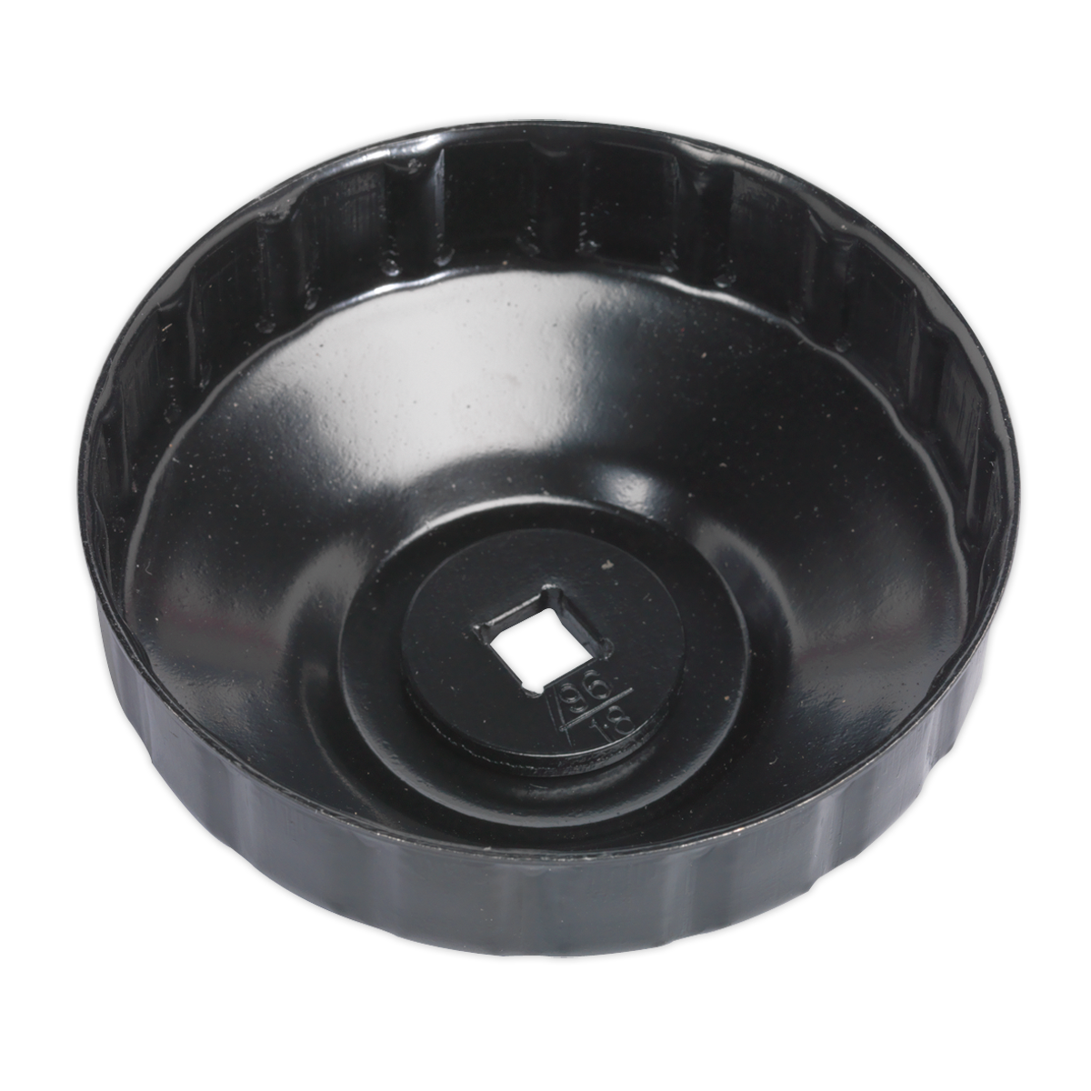 Sealey VS7006.V2-24 96mm Oil Filter Cap Wrench 18 Flutes - VAG