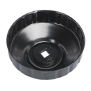 Sealey VS7006.V2-24 96mm Oil Filter Cap Wrench 18 Flutes - VAG