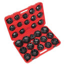 Sealey VS7006 30pc Oil Filter Cap Wrench Set