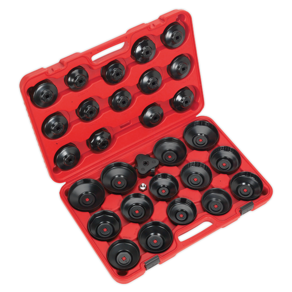 Sealey VS7006 30pc Oil Filter Cap Wrench Set