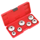 Sealey VS7008 7pc Oil Filter Cap Wrench Set