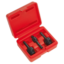 Sealey VS70090 3pc Transmission Oil Adaptor Set