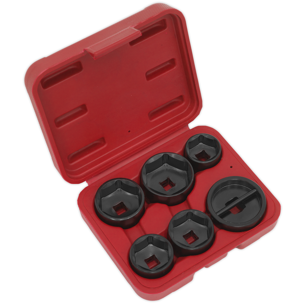 Sealey VS7103 6pc Oil Filter Cap Wrench Set
