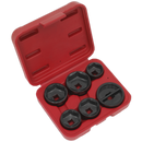 Sealey VS7103 6pc Oil Filter Cap Wrench Set