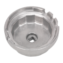 Sealey VS7112 64.5mm Oil Filter Cap Wrench 14 Flutes - Lexus/Toyota