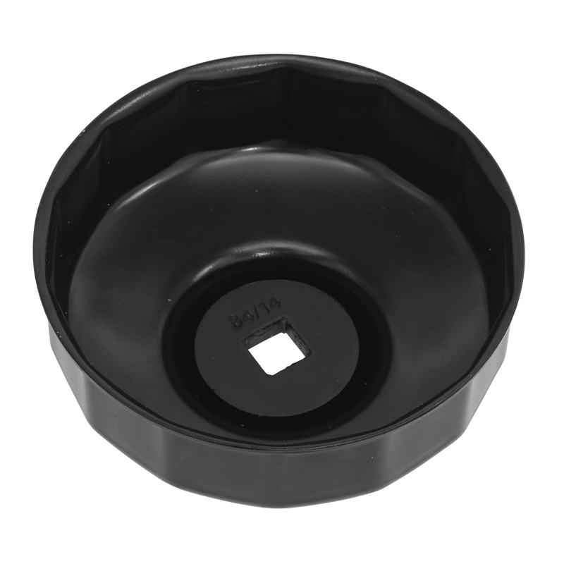 Sealey VS7117 Oil Filter Cap Wrench 84mm x 14 Flutes - Mercedes BlueTEC