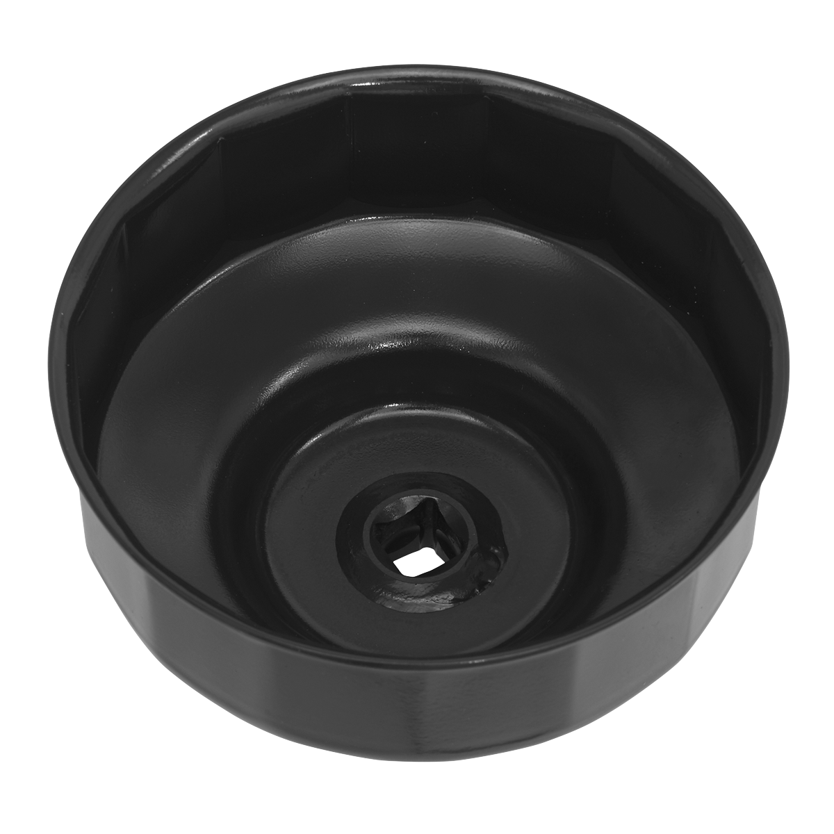 Sealey VS7120 Oil Filter Cap Wrench 90mm x 15 Flutes - Jaguar/Land Rover