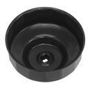 Sealey VS7120 Oil Filter Cap Wrench 90mm x 15 Flutes - Jaguar/Land Rover