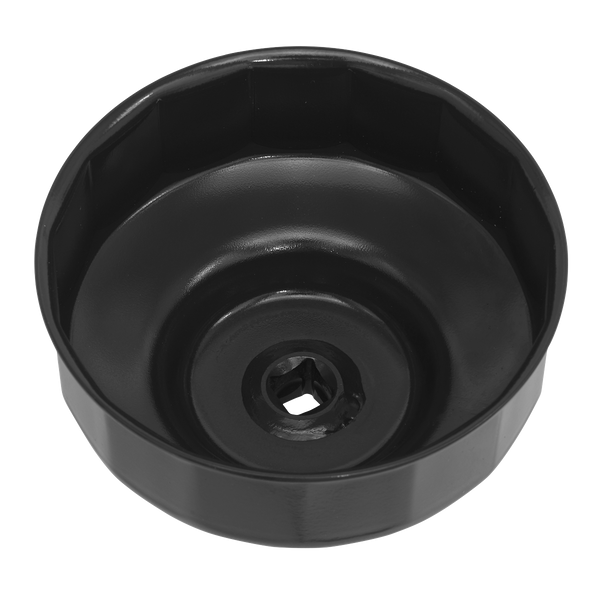 Sealey VS7120 Oil Filter Cap Wrench 90mm x 15 Flutes - Jaguar/Land Rover