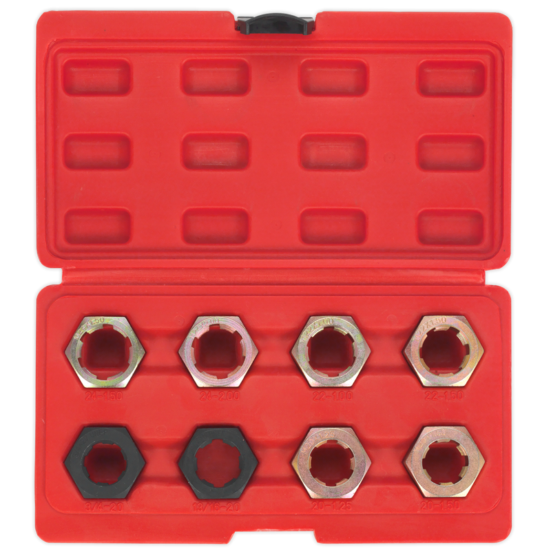 Sealey VS715 8pc CVJ Thread Chaser Set
