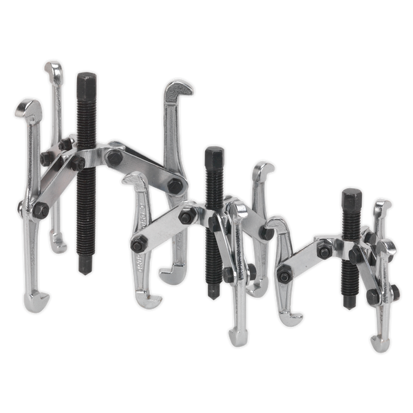 Sealey VS77 3pc Triple Leg Gear Reversible Puller Set