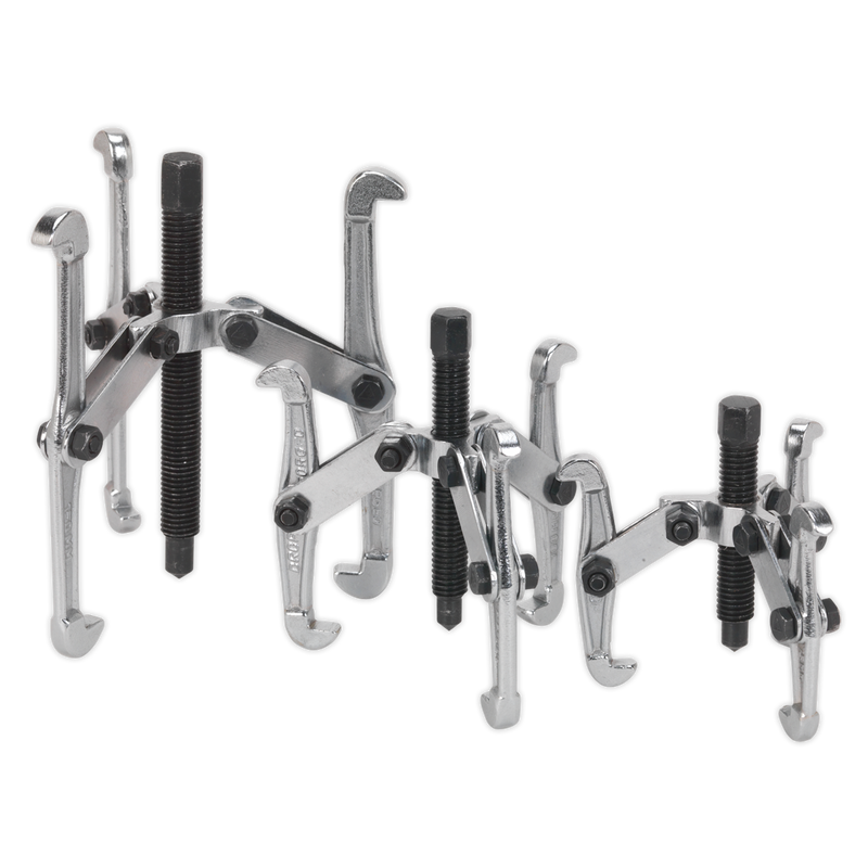 Sealey VS77 3pc Triple Leg Gear Reversible Puller Set