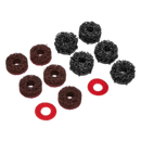 Sealey VS8002A Stud Hub Cleaner Pads for VS8002 Pack of 12