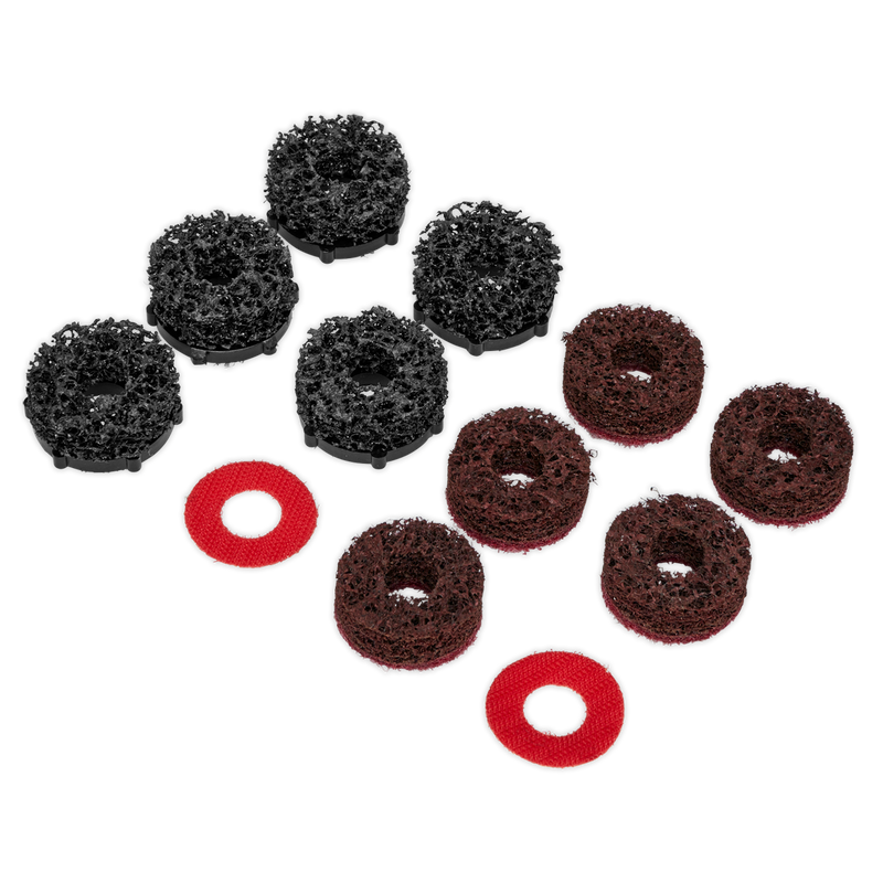 Sealey VS8002A Stud Hub Cleaner Pads for VS8002 Pack of 12