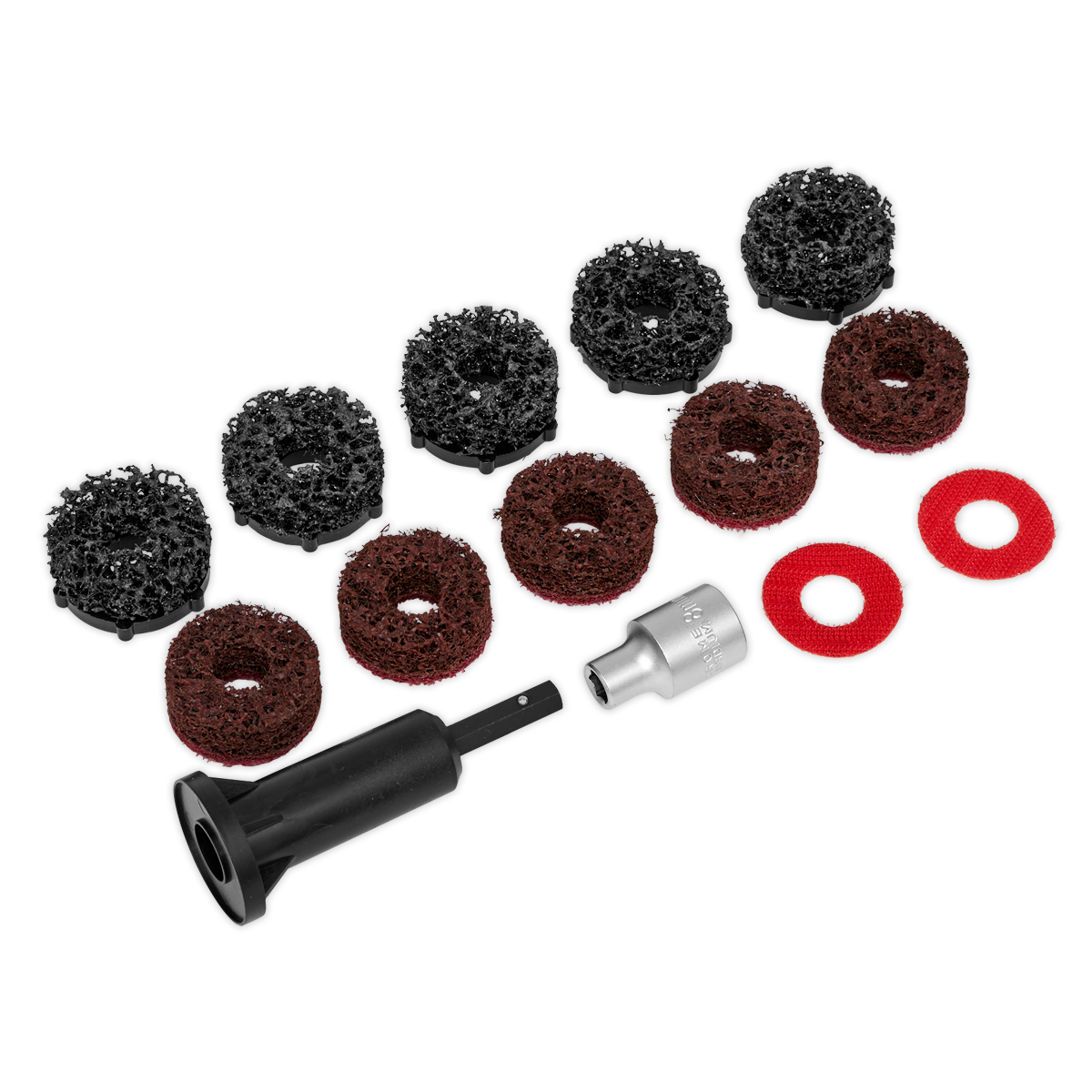 Sealey VS8002 14pc Stud Hub Cleaner