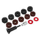 Sealey VS8002 14pc Stud Hub Cleaner