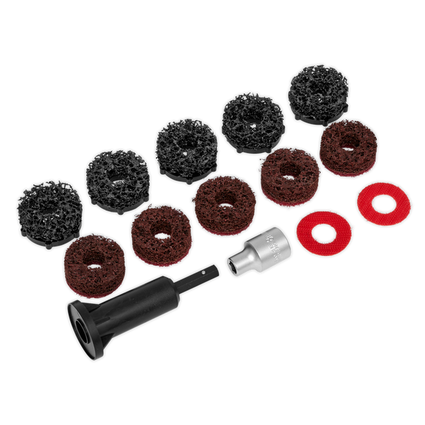 Sealey VS8002 14pc Stud Hub Cleaner