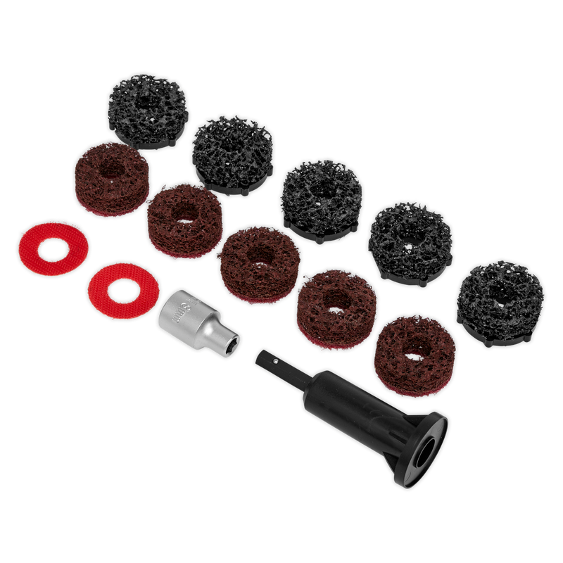 Sealey VS8002 14pc Stud Hub Cleaner