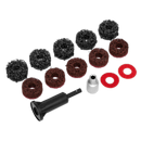 Sealey VS8002 14pc Stud Hub Cleaner