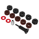 Sealey VS8002 14pc Stud Hub Cleaner