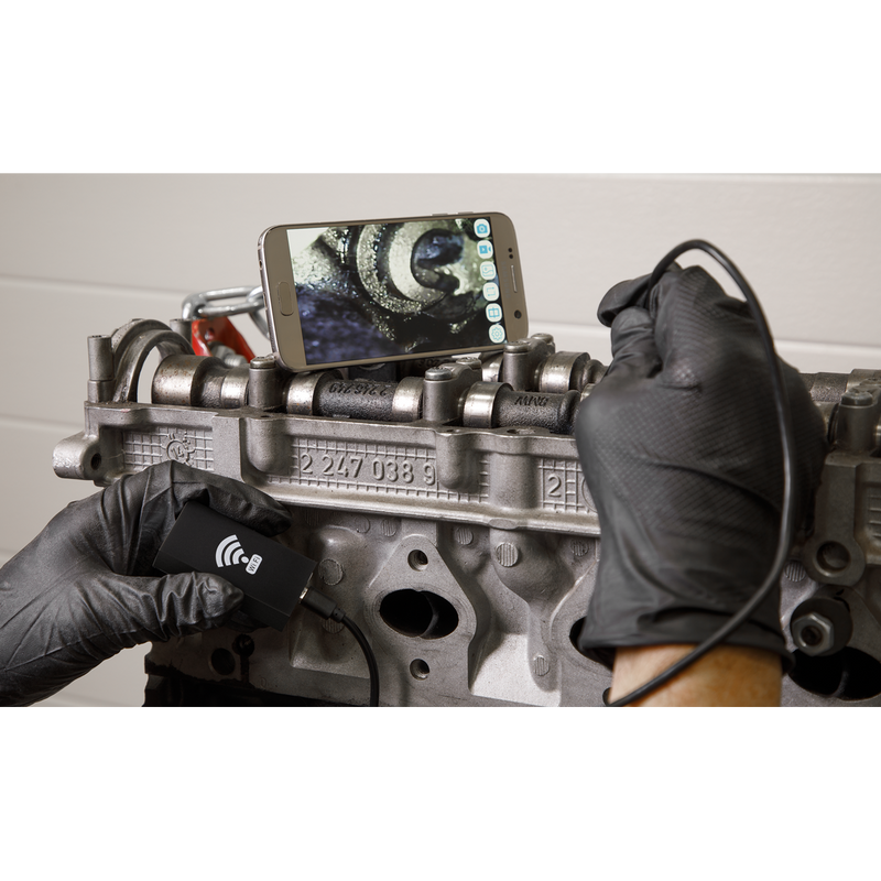 Sealey VS8113 8mm Wi-Fi Borescope