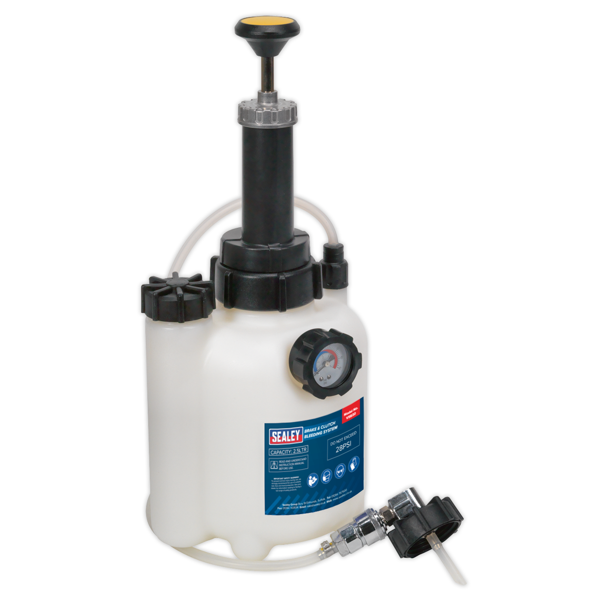 Sealey VS820 2.5L Brake & Clutch Bleeding System