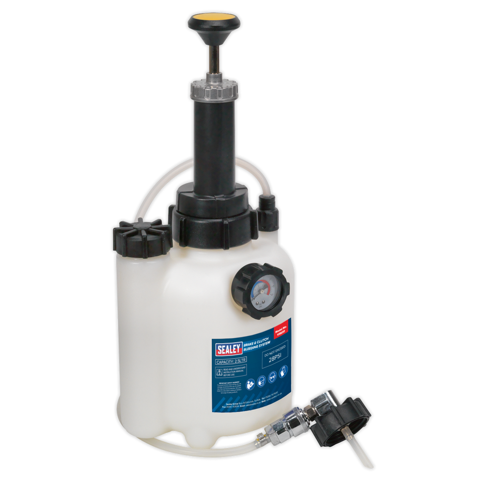Sealey VS820 2.5L Brake & Clutch Bleeding System