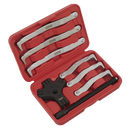 Sealey VS83 8pc Fast Action Twin/Triple Leg Reversible Puller Set - 150 & 220mm