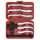 Sealey VS83 8pc Fast Action Twin/Triple Leg Reversible Puller Set - 150 & 220mm