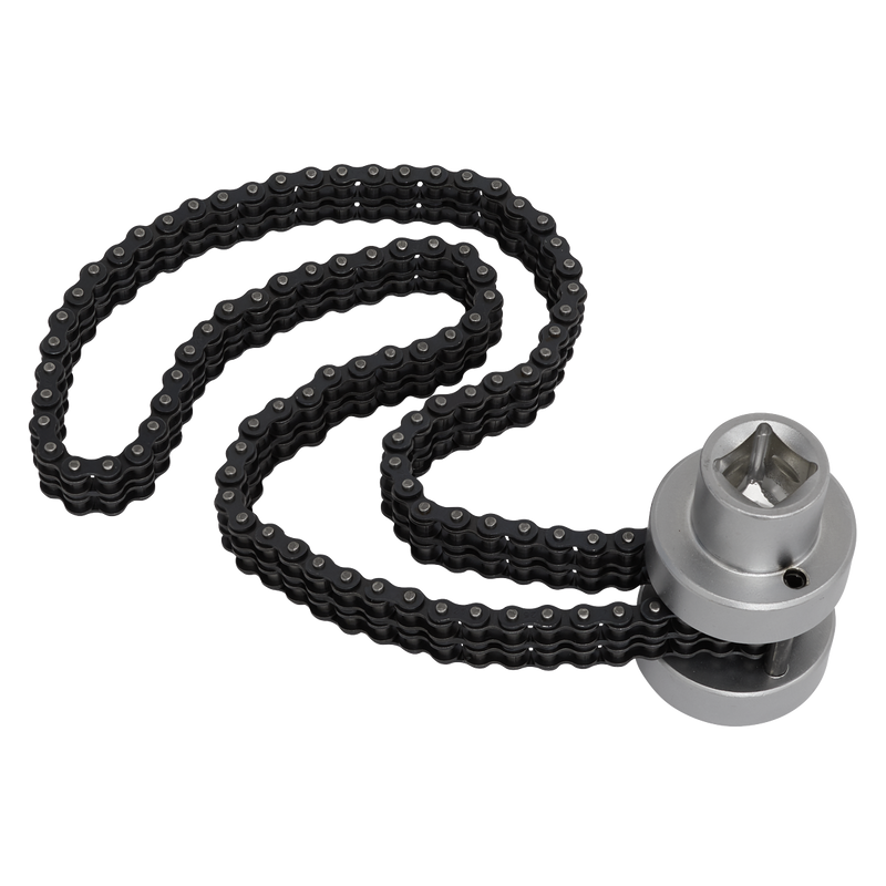 Sealey VS937 60-115mm 1/2"Sq Drive Oil Filter Chain Wrench