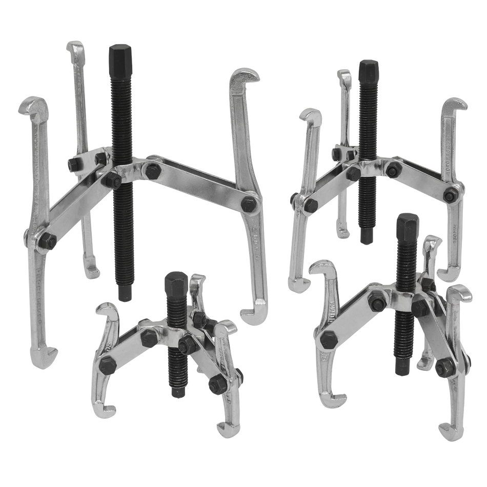 Sealey VS95 4pc Triple Leg Gear Reversible Puller Set