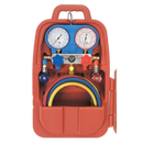 Sealey VSAC002 Air Conditioning System Manifold with Sight Glass