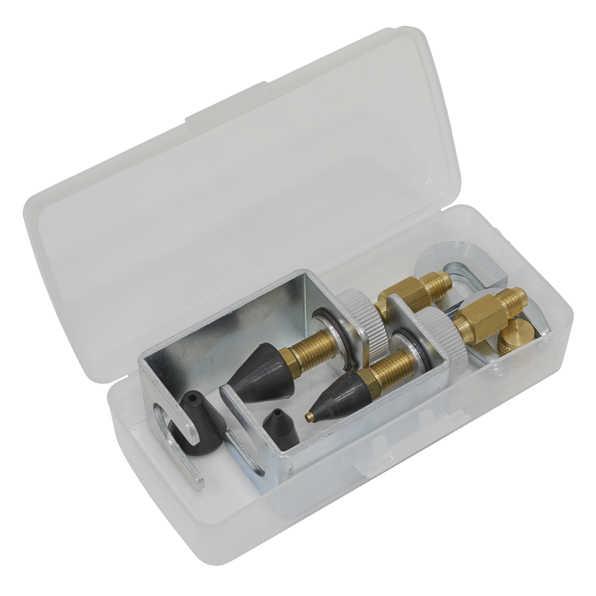 Sealey VSAC135 13pc Air Conditioning Pressure Test Connector Kit