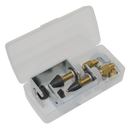 Sealey VSAC135 13pc Air Conditioning Pressure Test Connector Kit