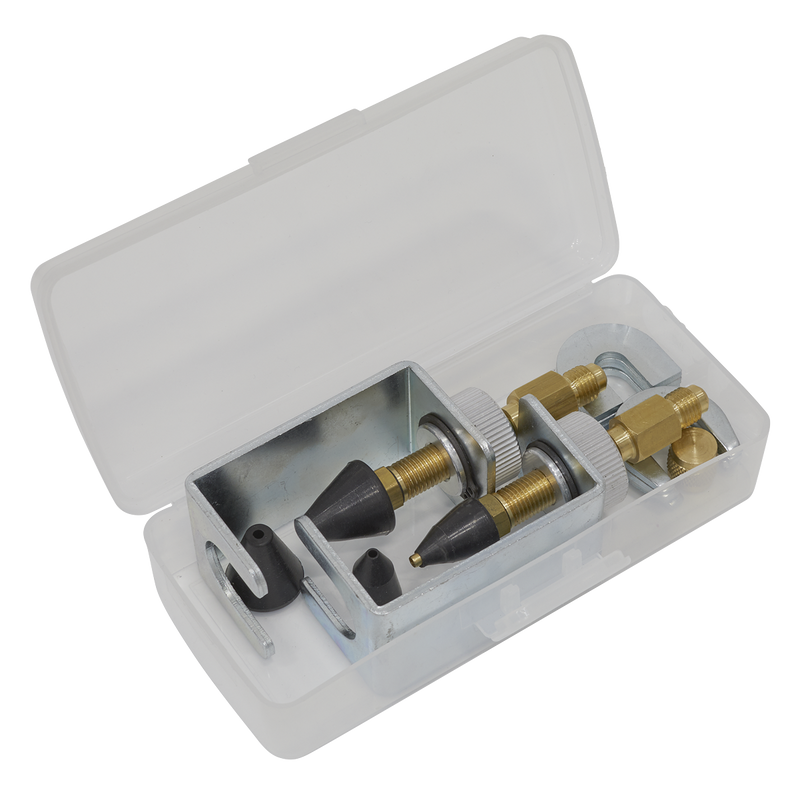 Sealey VSAC135 13pc Air Conditioning Pressure Test Connector Kit